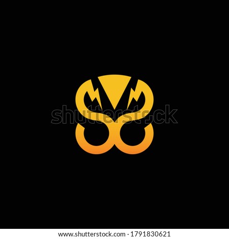SS letter vector logo design. Lightning icon concept. Modern logo for business identity. Creative symbol element or template