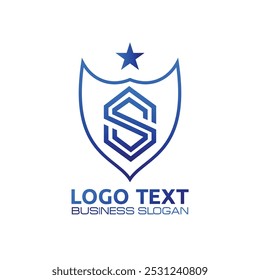 SS  lettering logo is simple, easy to understand and authoritative
