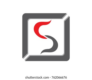 SS letters  logos Template