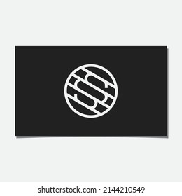 LOGOTIPO SS CON LÍNEAS DE CORTE EN CÍRCULO