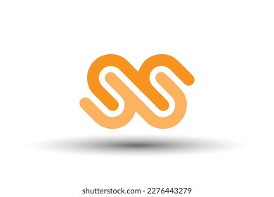 SS Logo Design Concept, s wordmark icon 