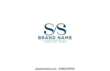 SS logo Design Template Vector Graphic Branding Element