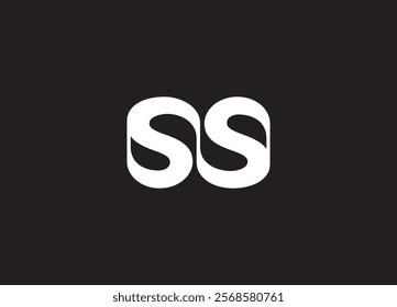 SS Logo Design Template Vector Graphic Branding Element.
