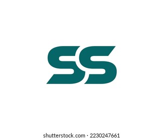 SS logo design vector template