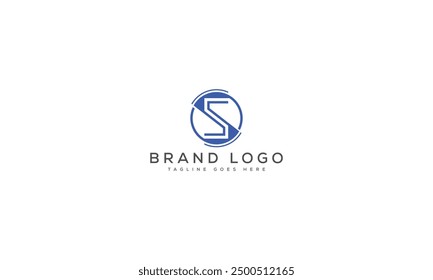 SS logo design vector template design for brand