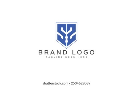 SS logo design vector template design for brand