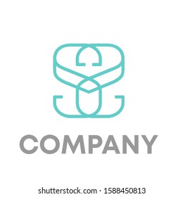 ss logo icon design template sign