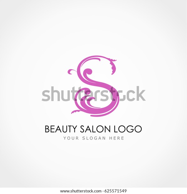 Ss Logo Salon Logo Stock Vector (Royalty Free) 625571549