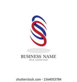 SS LOGO template vector illustration