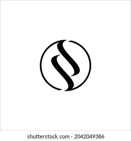 SS logo vector template sign