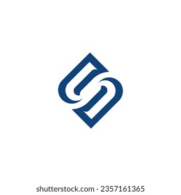 ss modern logosymbol in shape