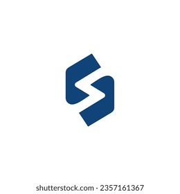 ss modern logosymbol in shape