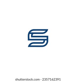 modernes Logosymbol in Form