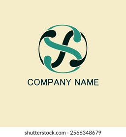 SS monogram company design logo