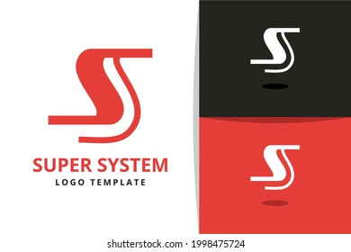 SS Monogram Logo Initial Letters. Vector Creative Concept About Alpabhet Design. For Personal or Company Business