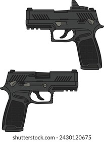 SS P 320 Ilustrador de brazo lateral