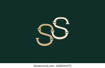 SS Plumbing Minimalistic monogram logo design