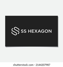 SS ROTATION LOGO WITH HEXAGON CONCEPT