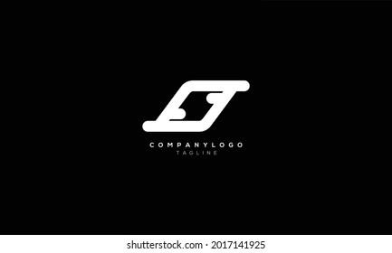 SS S AND S Abstract initial monogram letter alphabet logo design