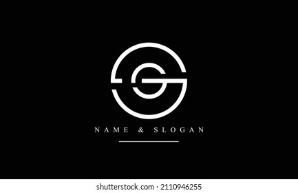 SS S abstract letters logo monogram