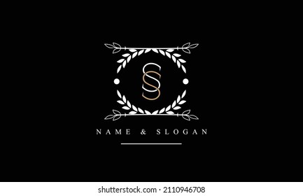 SS, S abstract letters logo monogram