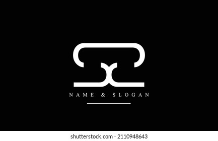 SS, S abstract letters logo monogram