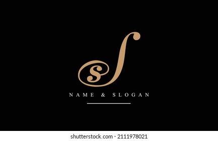 SS, S abstract letters logo monogram