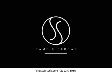 SS, S abstract letters logo monogram