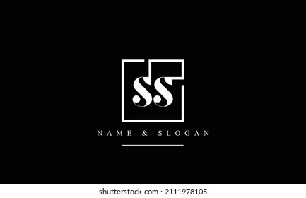 SS, S abstract letters logo monogram