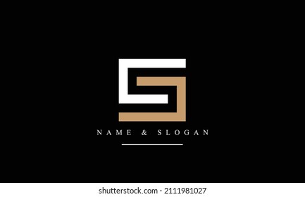 SS, S abstract letters logo monogram