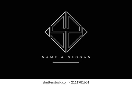 SS, S abstract letters logo monogram