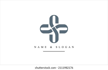 SS, S abstract letters logo monogram
