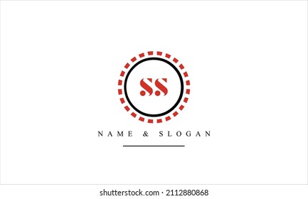 SS, S abstract letters logo monogram