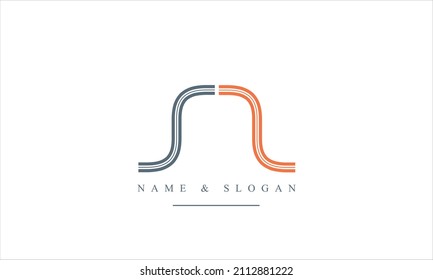 SS, S abstract letters logo monogram