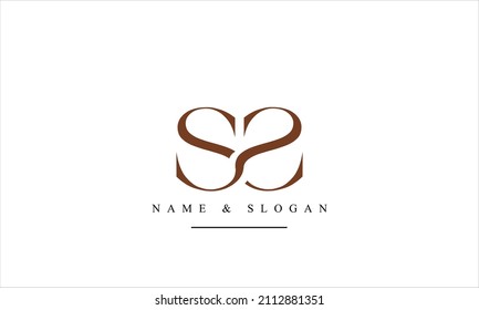 SS, S Abstract Letters Logo Monogram