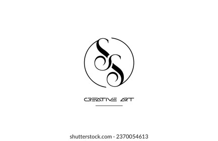 SS, S abstract letters logo monogram