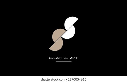 SS, S abstract letters logo monogram