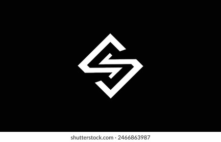 SS, S initials vector design logo