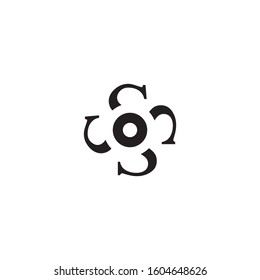 S,S vector logo. Leters S and S vector emblem. SS icon.Letter s of the alphabet sign