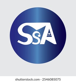 COLOR DE GRADIENTE AZUL Y BLANCO DEL LOGOTIPO DE SSA 