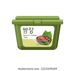 Ssamjang, korean seasoned soybean paste