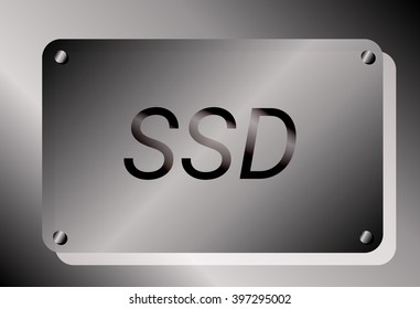SSD. background for online store. vector illustration