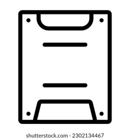 SSD disk icon. Pixel perfect simple icon