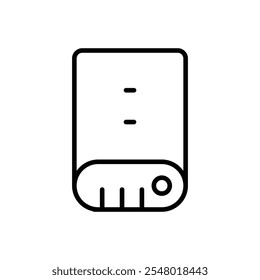 SSD drive icon web design in vector