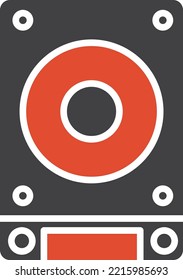 Ssd hard drive Vector icon which is suitable for commercial work and easily modify or edit it
