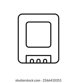 Ssd icon. Computer hardware icon design. vector graphic