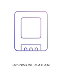 Ssd icon. Computer hardware icon design. vector graphic