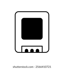 Ssd icon. Computer hardware icon design. vector graphic