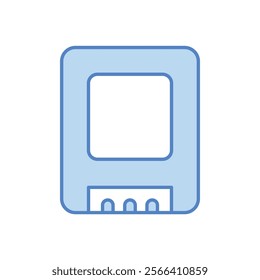 Ssd icon. Computer hardware icon design. vector graphic