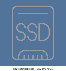 Design de ícone SSD para uso comercial pessoal